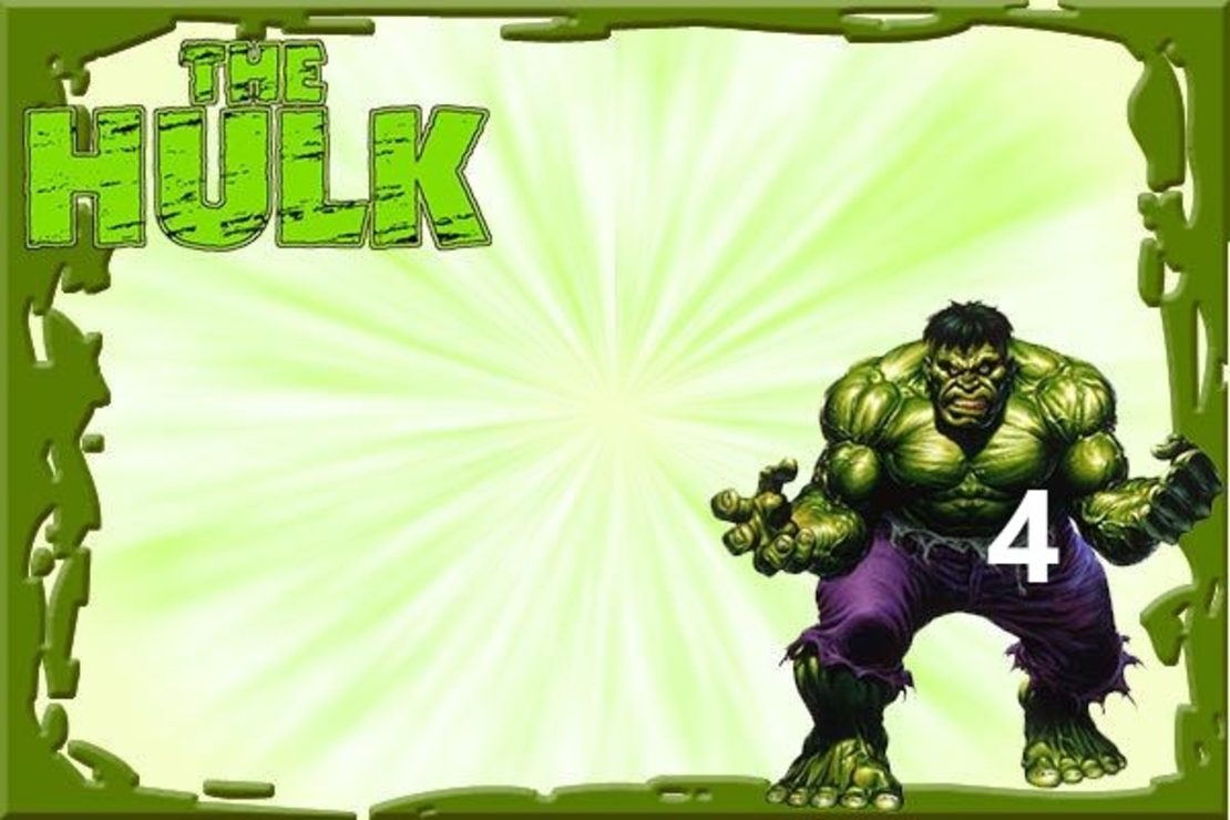 Картонена торта Хълк 5  / Hulk