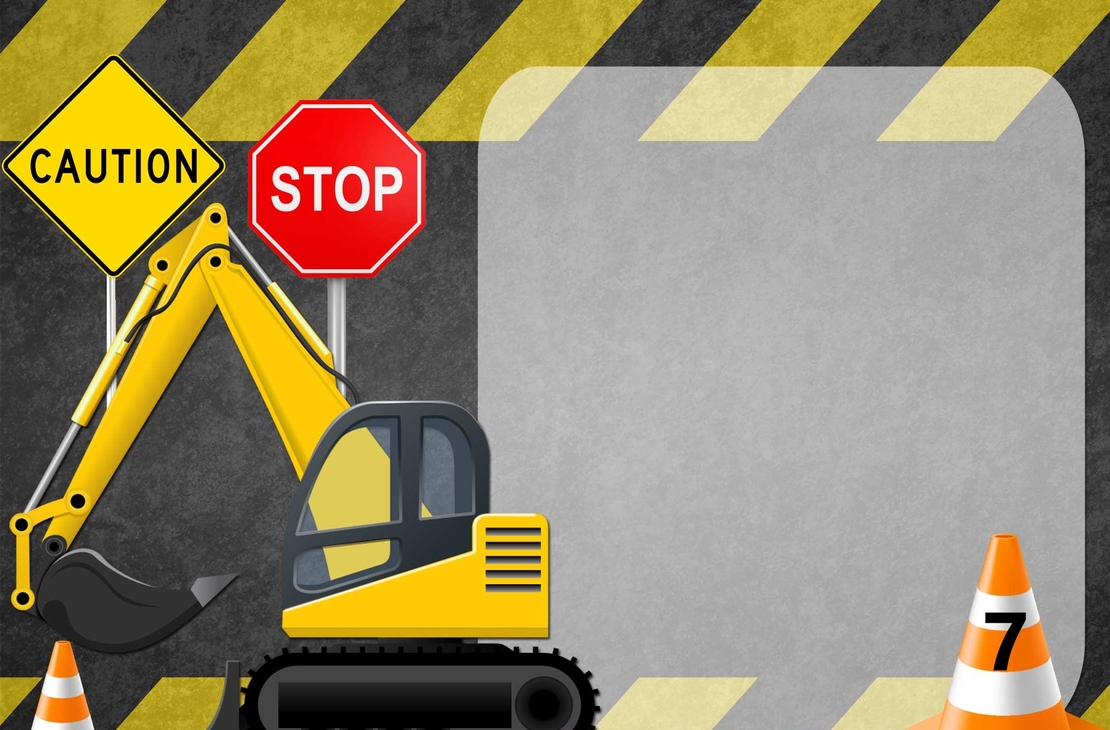 Картонена торта СТРОИТЕЛНИ МАШИНИ 17  / Construction machines 17