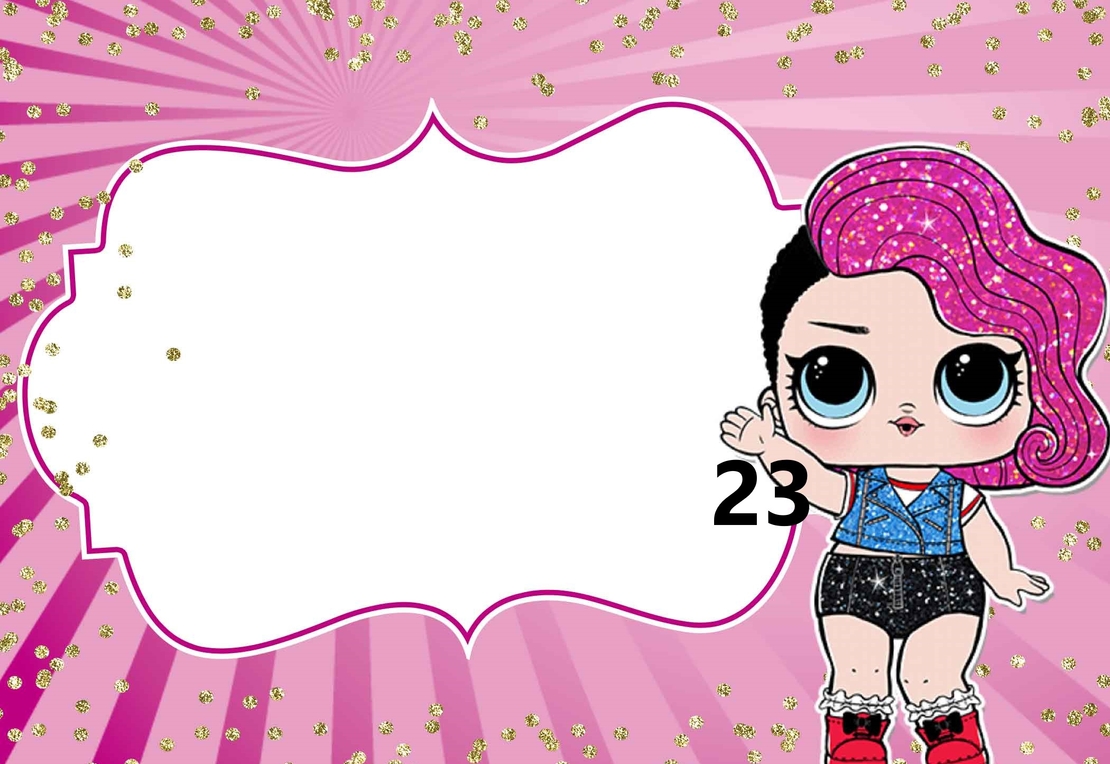 Картонена торта Куклите Лол 4 / L.O.L