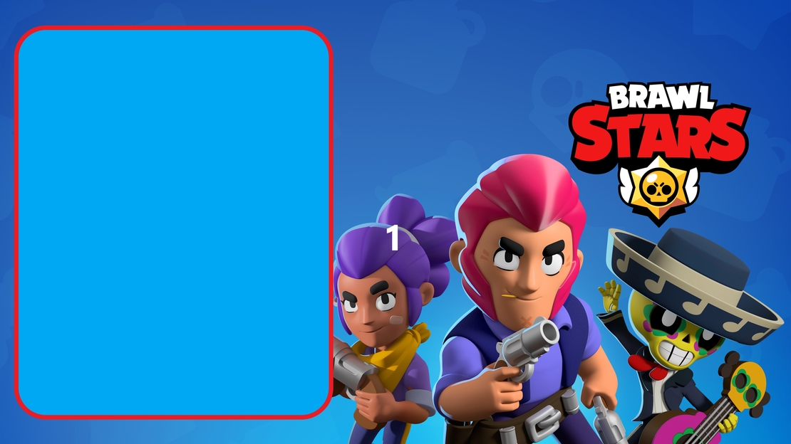 Картонена торта Браул Старс 1 / Brawl Stars 1