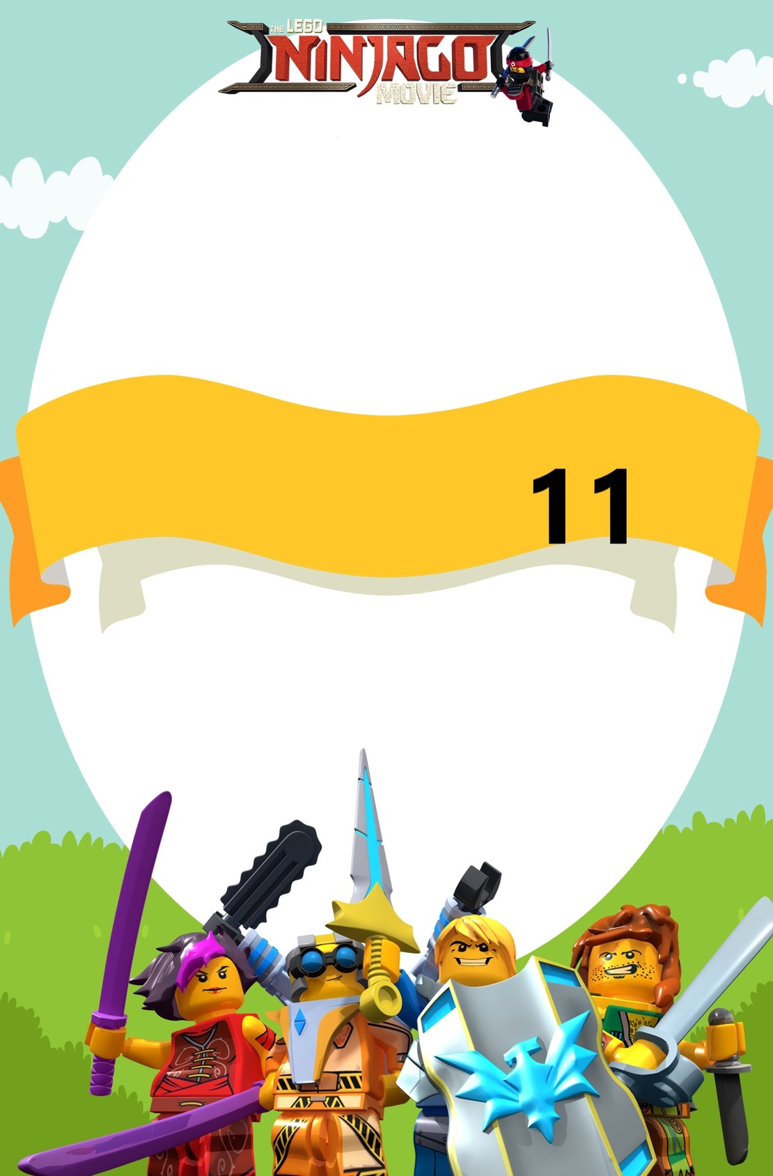 Картонена торта Нинджаго 1 / Ninjago 1