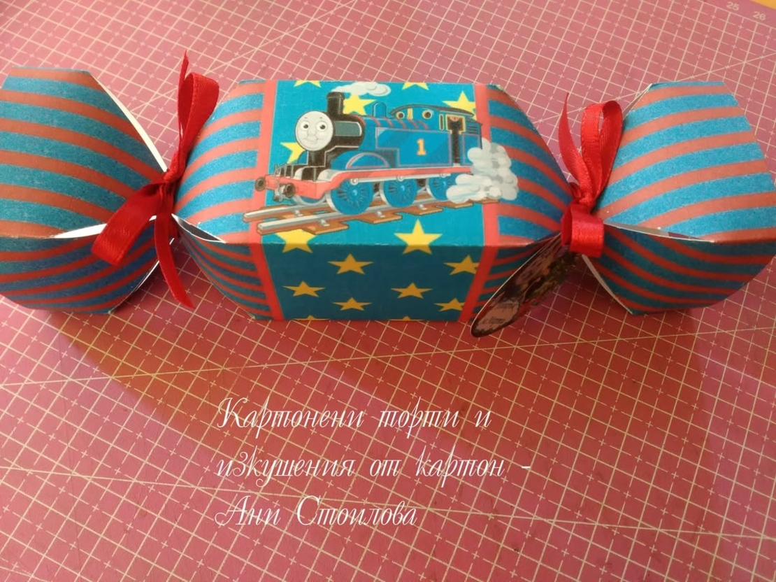 Картонен бонбон Влакчето Томас / Thomas and friends