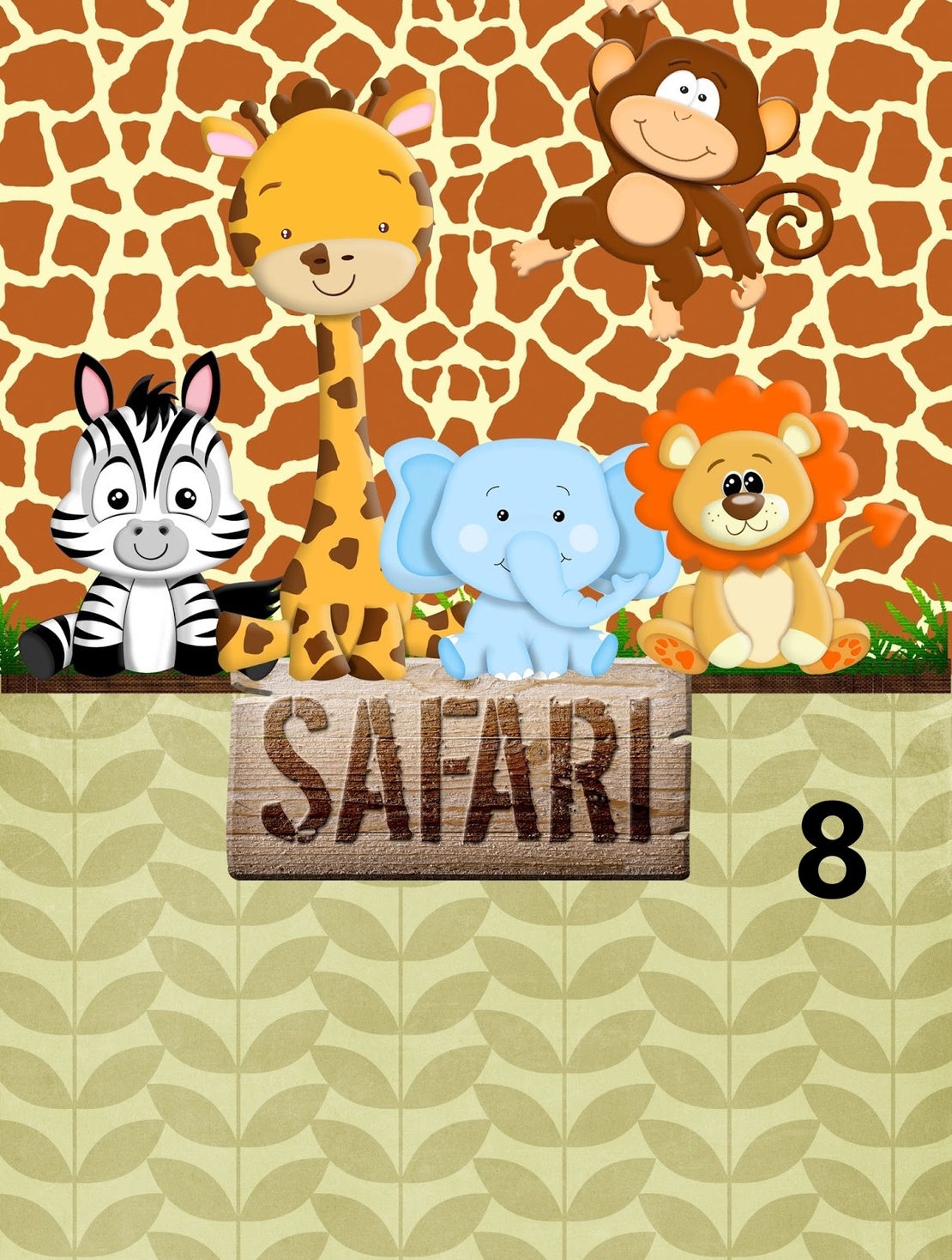 Картонена торта  САФАРИ 12 /  Safari 12