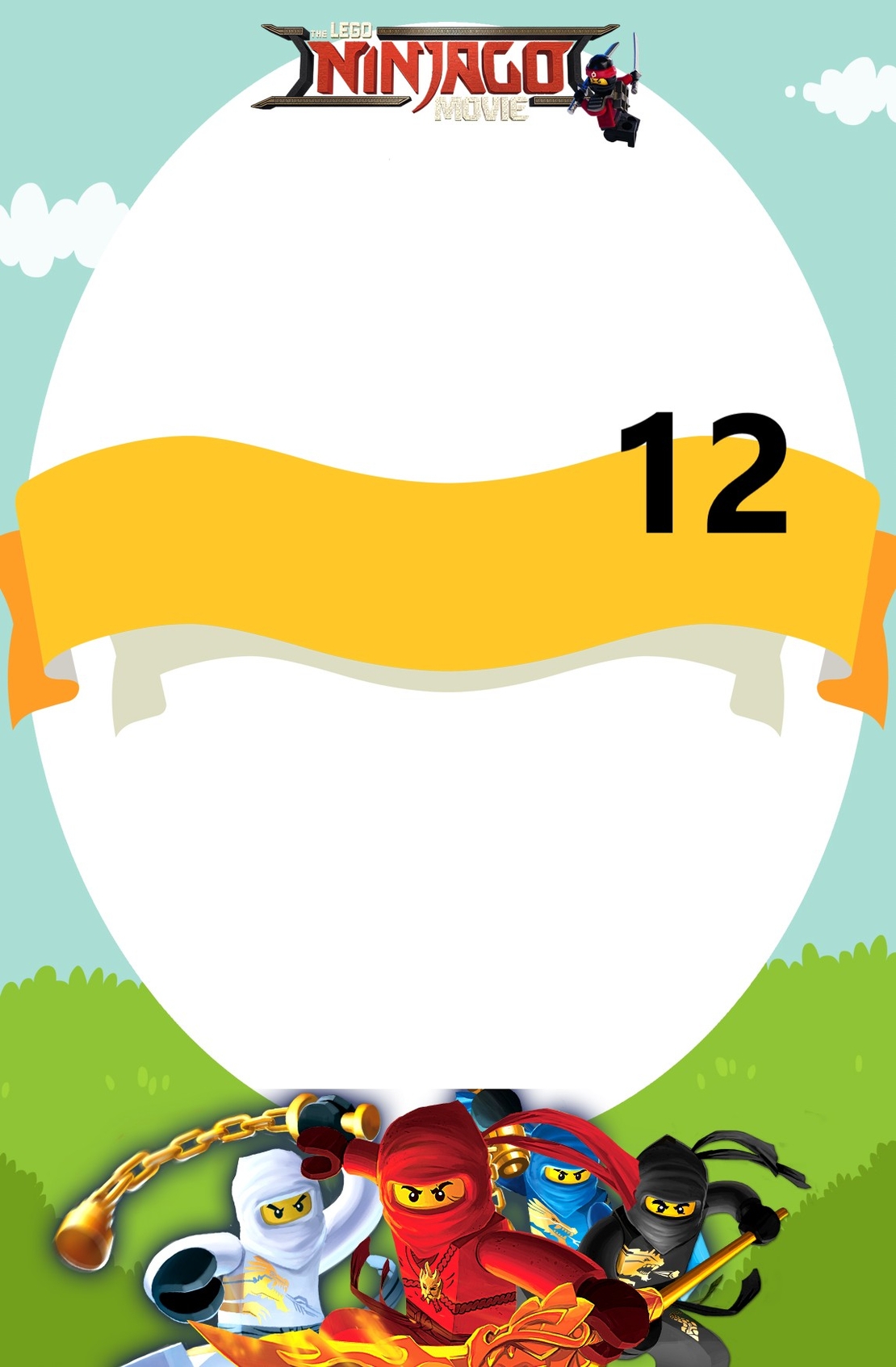 Картонена торта Нинджаго 1 / Ninjago 1