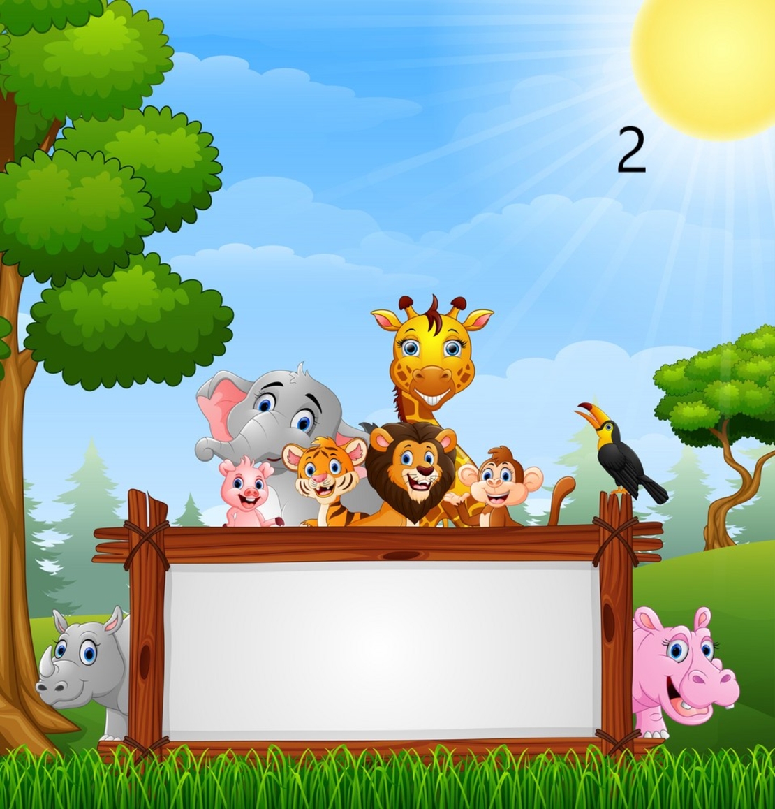 Картонена торта  САФАРИ 12 /  Safari 12