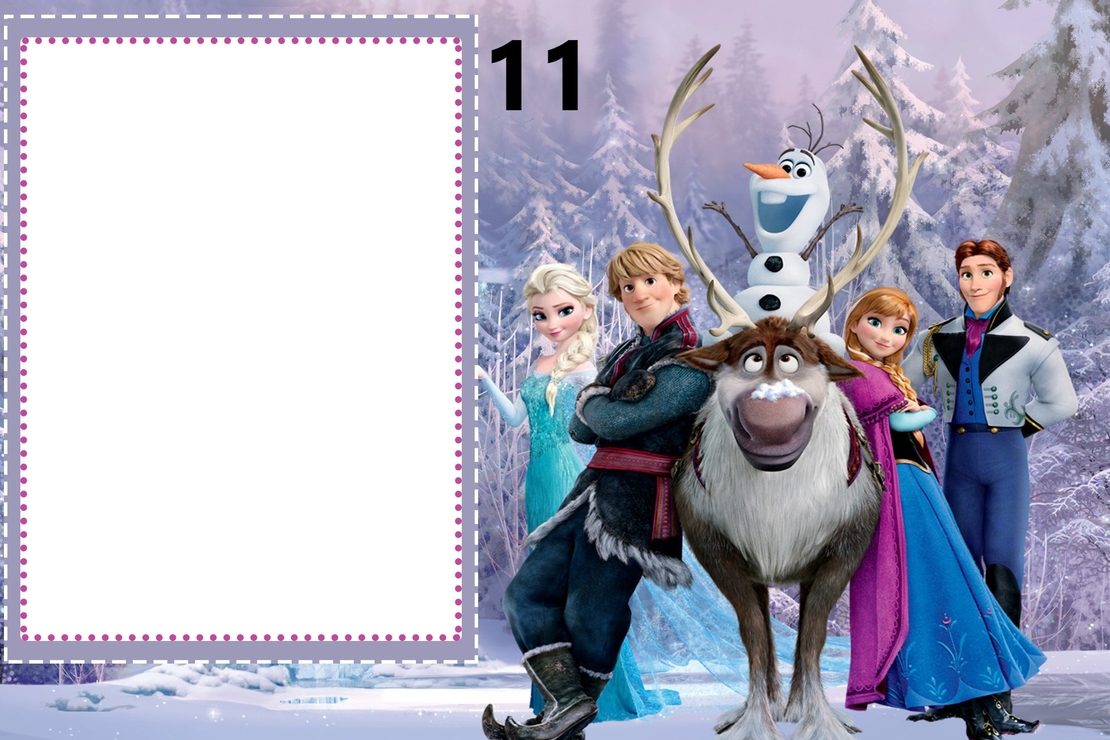 Картонена торта Замръзналото кралство 18 / FROZEN 18