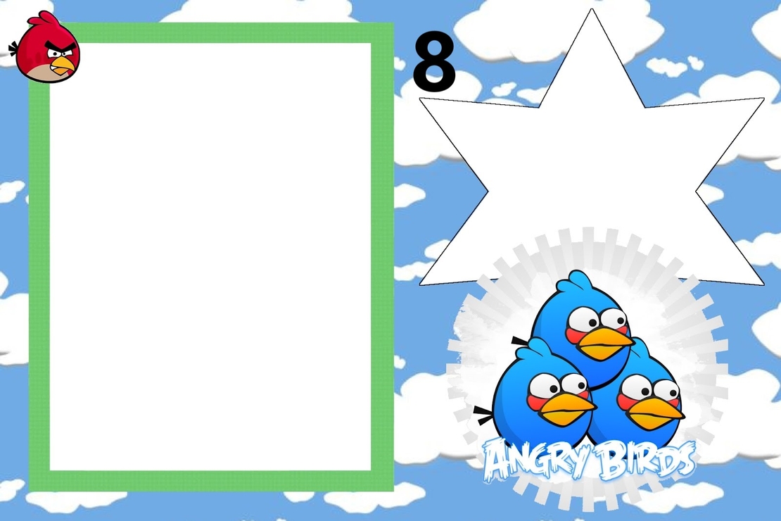 Картонена торта Енгри Бърдс 2 / Angry Birds 2