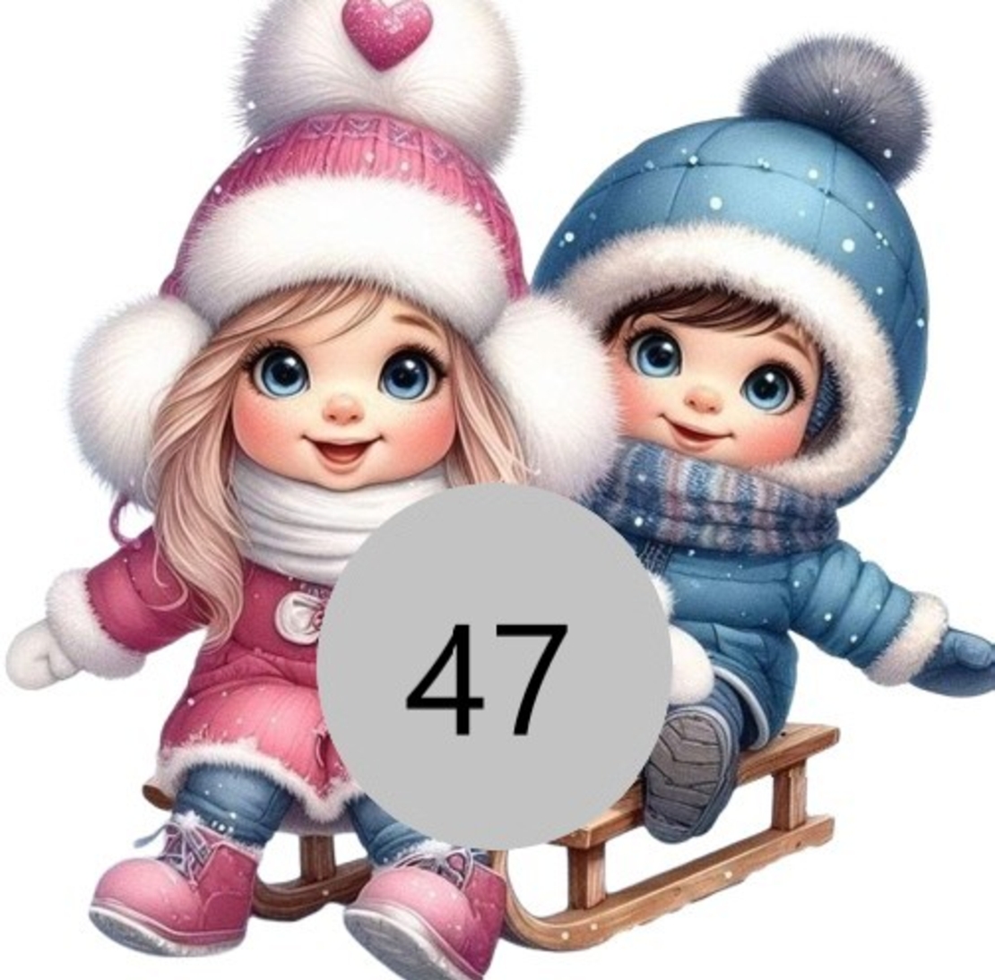 Коледни скреч късмети в кутийка - 13бр.