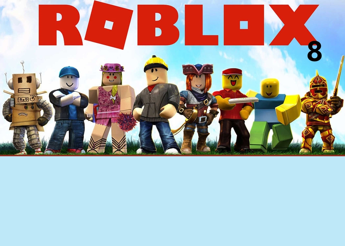 Картонена торта  ROBLOX 2 / Роблокс 2