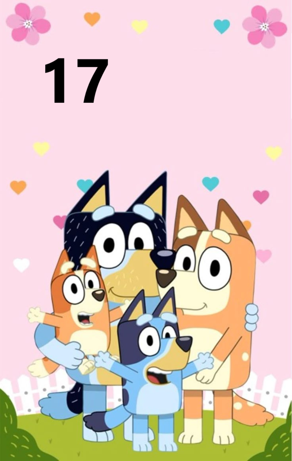 Картонена торта Блу и Бинго 6 / Bluey and Bingo 6