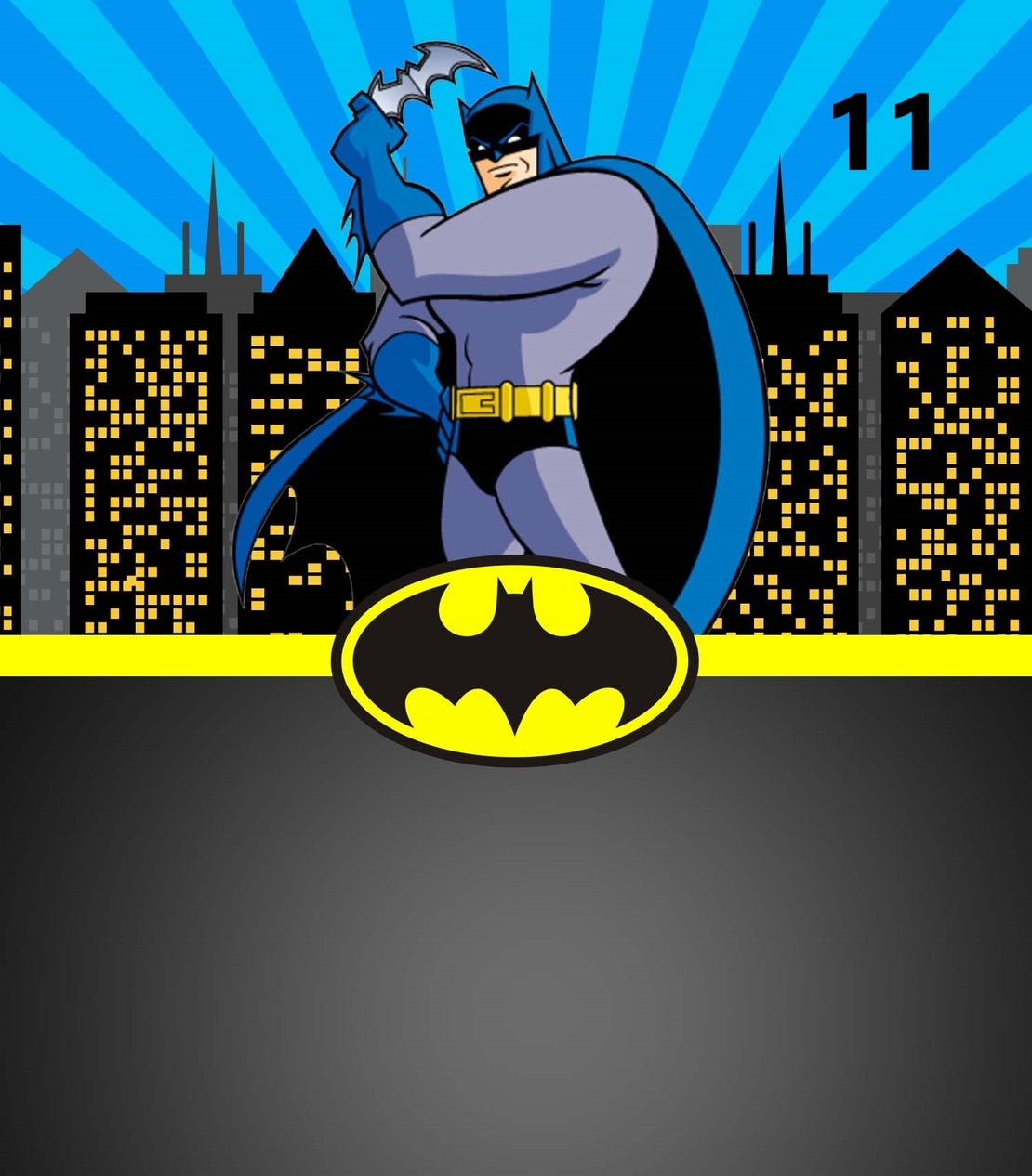 Торта от книжки и моливи БАТМАН 12 / Batman