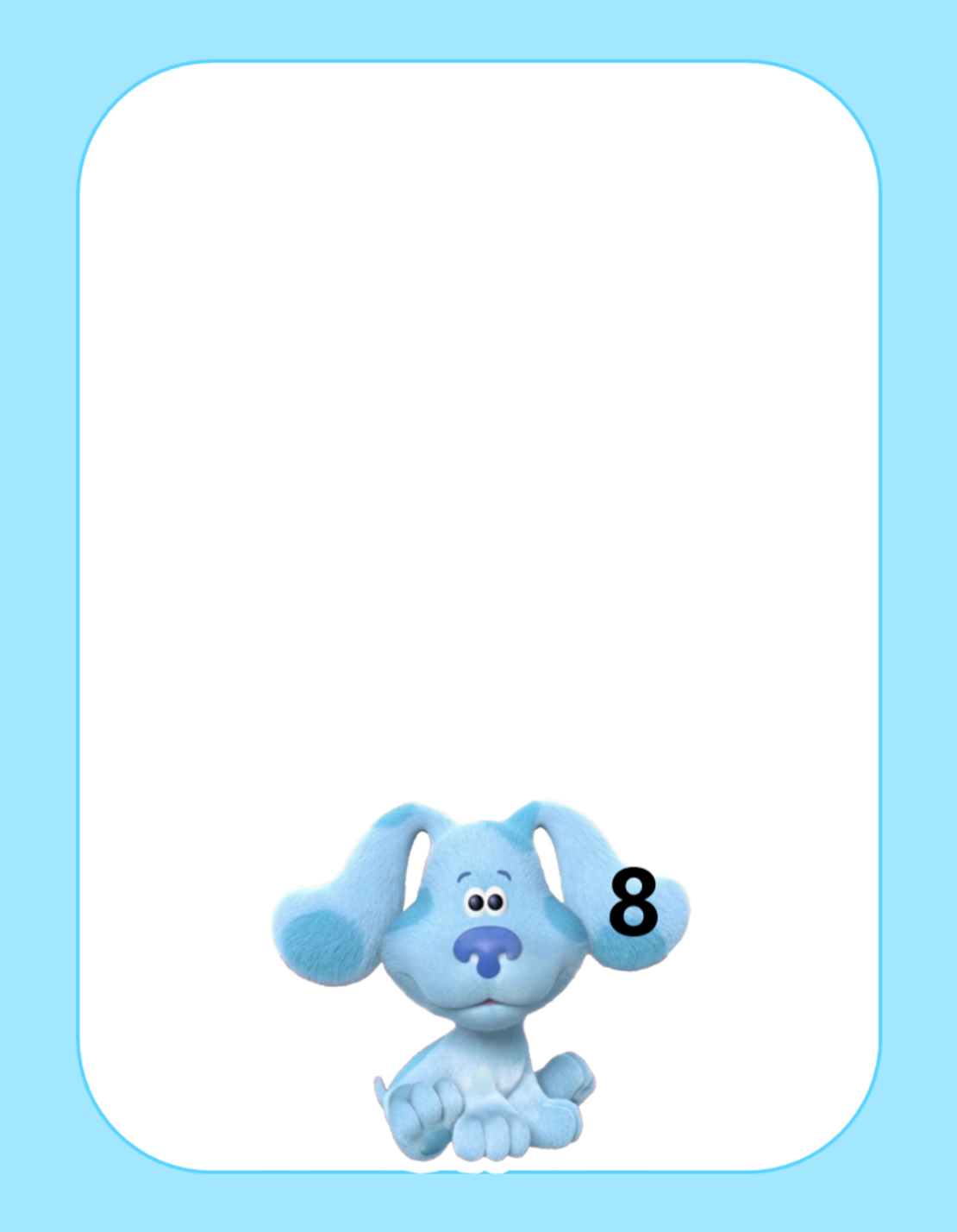 Картонена торта Загадките на Блу 2