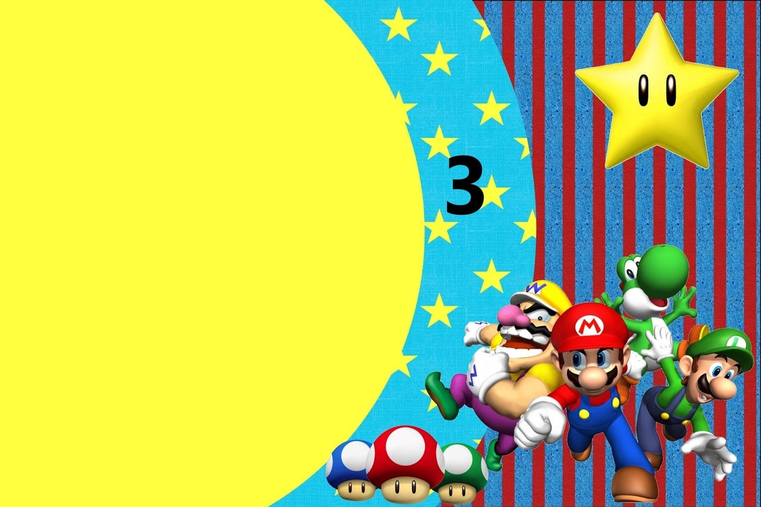 Картонена торта  СУПЕР МАРИО  1 / Super Mario