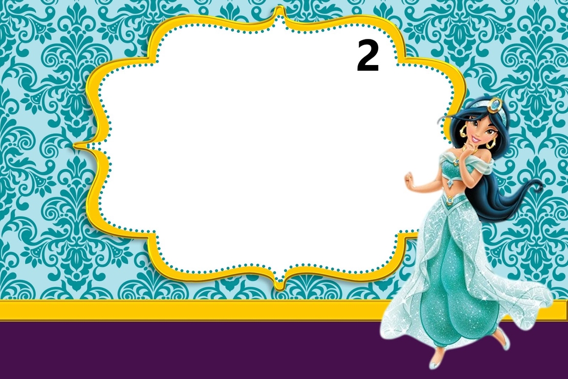 Картонена торта Аладин и вълшебната лампа 16 / Жасмин 16