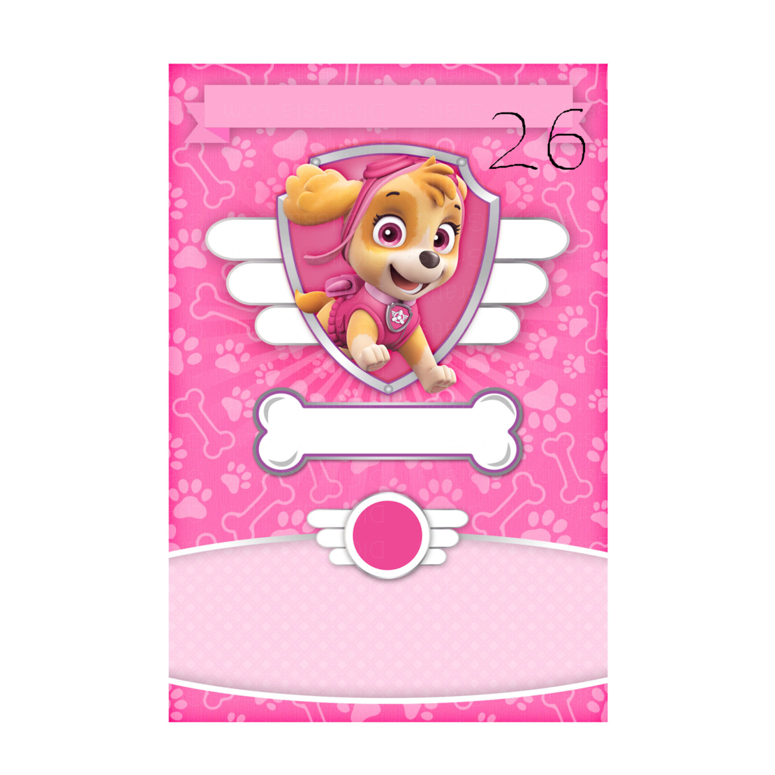 Картонена торта ПЕС ПАТРУЛ СКАЙ И ЕВЕРЕСТ 10 /  Paw Patrol Skye 10