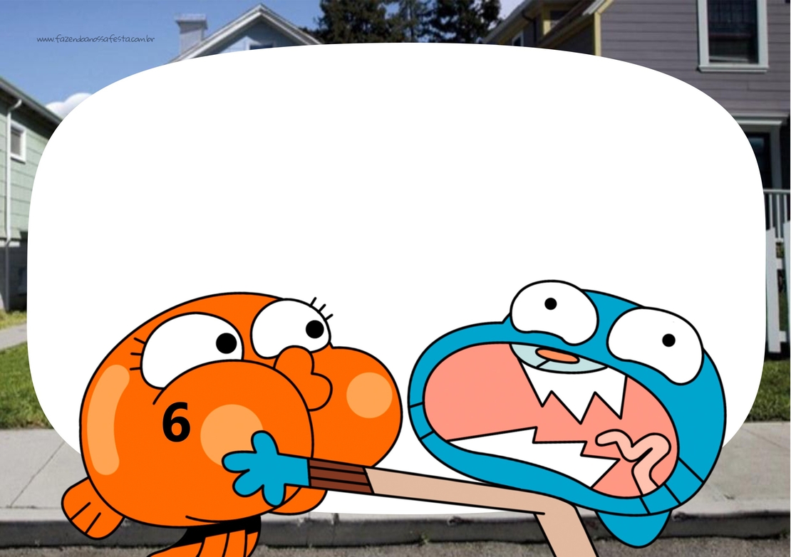 Картонена торта Гъмбол 1 / Gumball 1