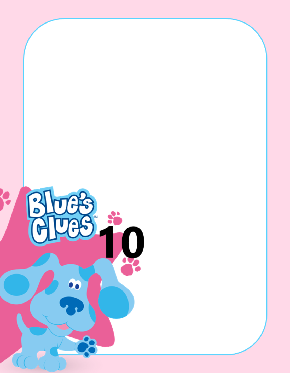 Картонена торта Загадките на Блу 2