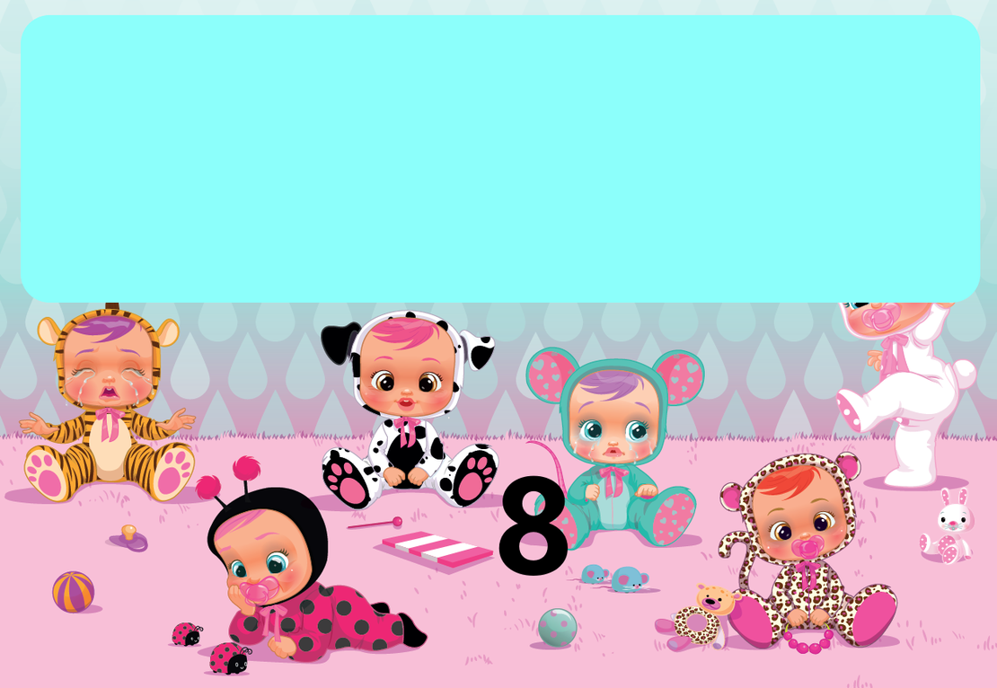 Картонена торта Плачещи бебета 5 / Cry`s Babies 5