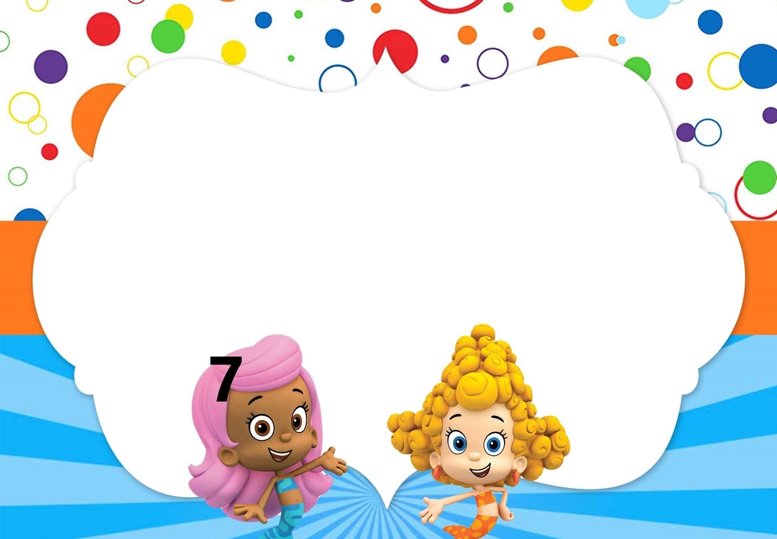 Картонена торта  РИБКИ ГУПИ  3/ Bubble Guppies 3