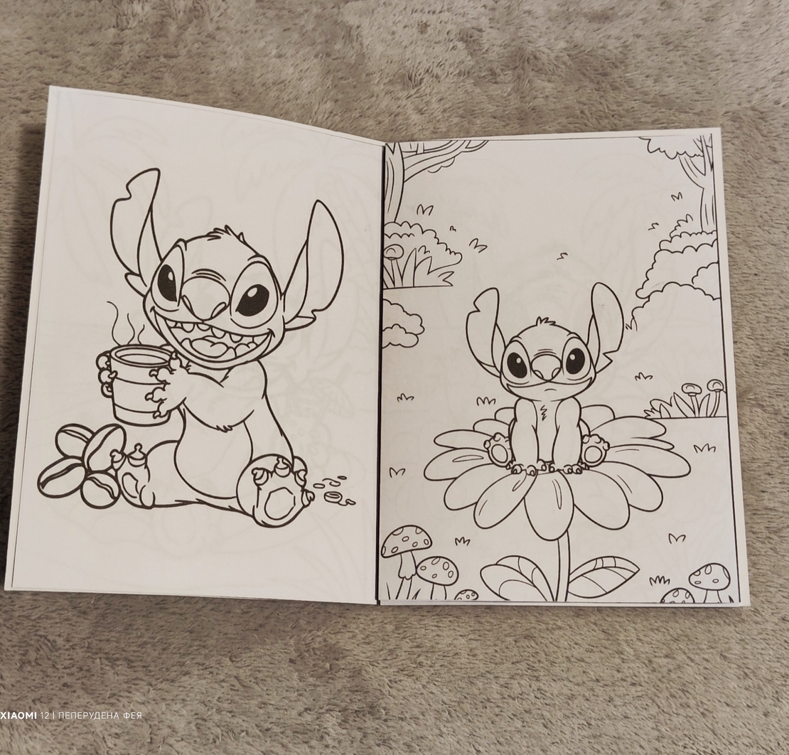 Книжка за оцветяване /ТЕМАТИЧНА/  -  12см х 9см + 6бр. цветни мини моливчета + 1бр. Сапунени мехури