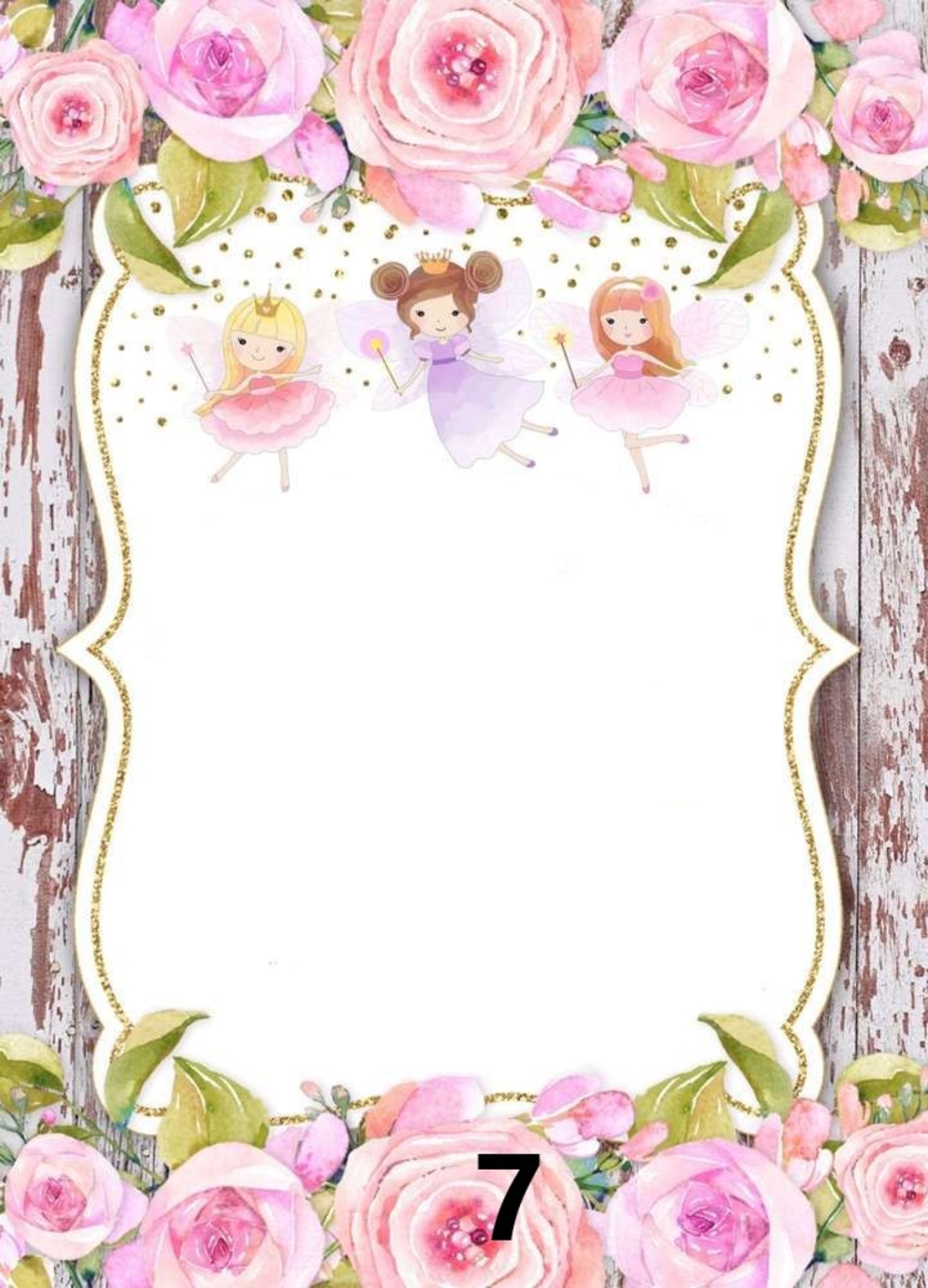 Картонена торта  Феи 8 / Fairies