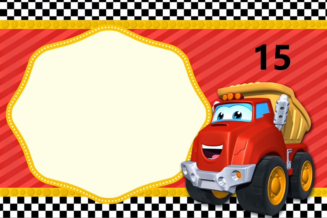 Картонена торта СТРОИТЕЛНИ МАШИНИ 17  / Construction machines 17