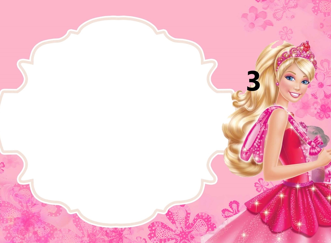 Картонена торта Барби 8 / Barbie 8