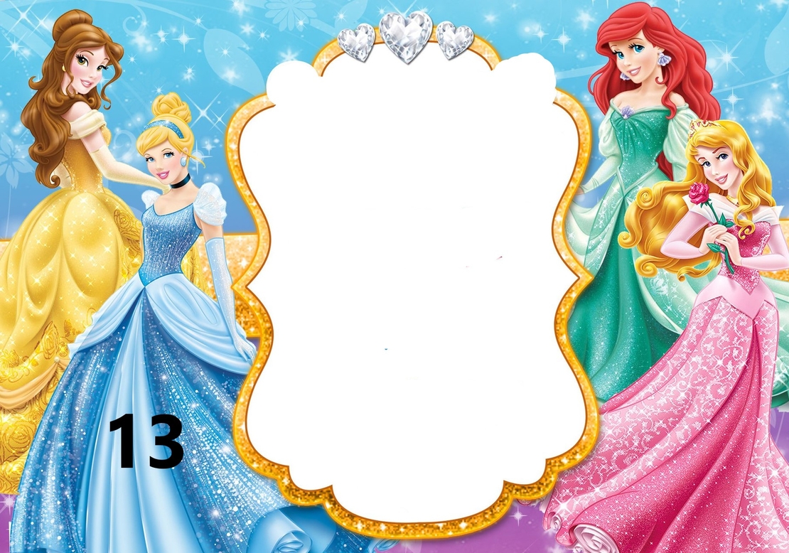 Картонена торта Дисни принцеси / Disney Princess