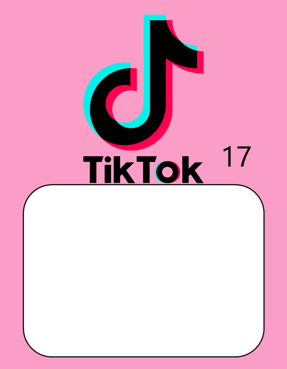 Картонена торта ТИК ТОК 5  / Tik Tok