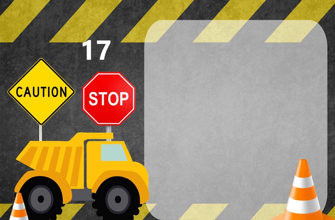 Картонена торта СТРОИТЕЛНИ МАШИНИ 17  / Construction machines 17