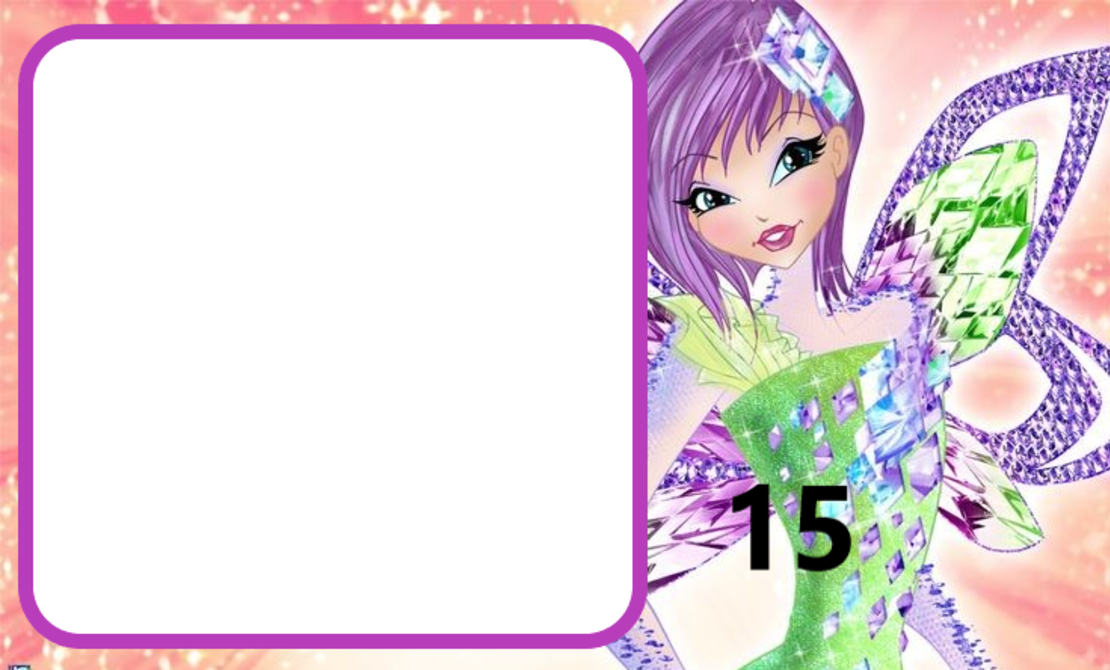 Картонена торта  Клуб Уинкс 18 / Club WinX 18