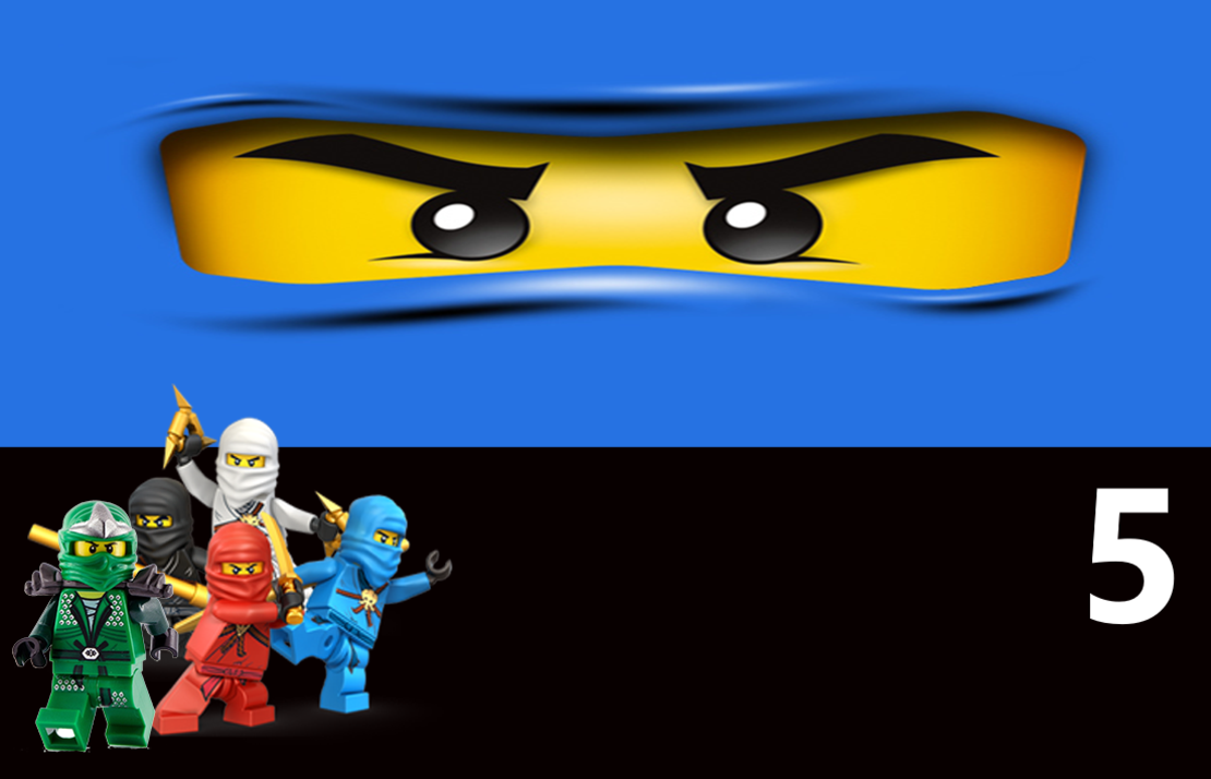Картонена торта Нинджаго 1 / Ninjago 1