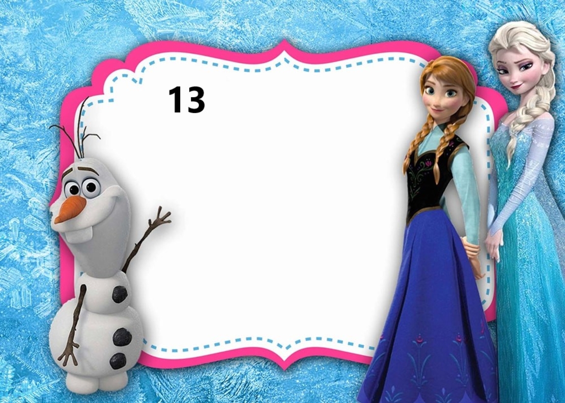 Картонена торта Замръзналото кралство 18 / FROZEN 18