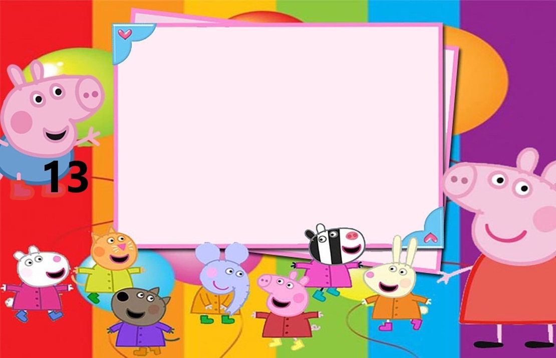 Картонена торта  ПРАСЕНЦЕТО ПЕПА  20 /  Peppa Pig 20