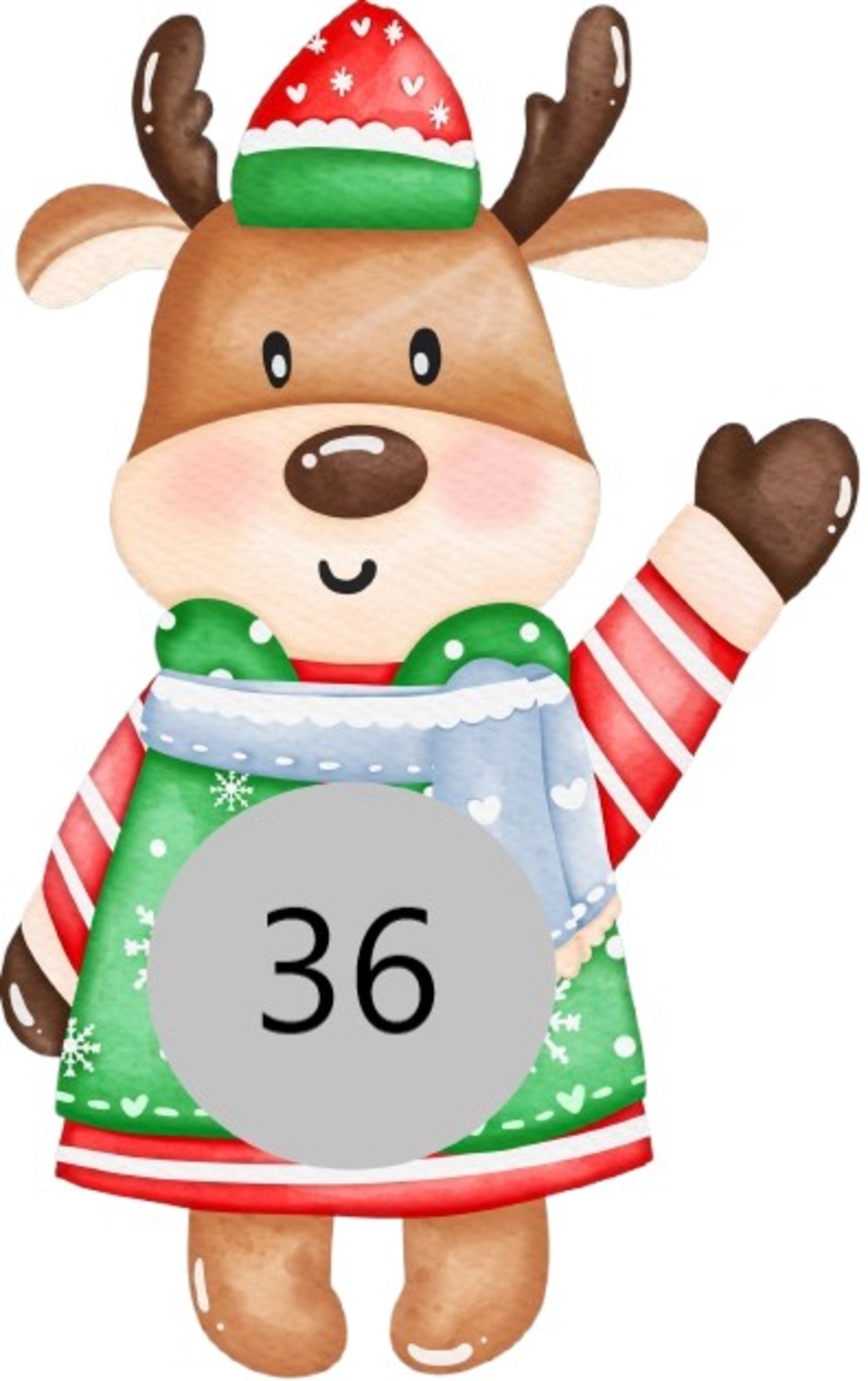 Коледни скреч късмети в кутийка - 13бр.