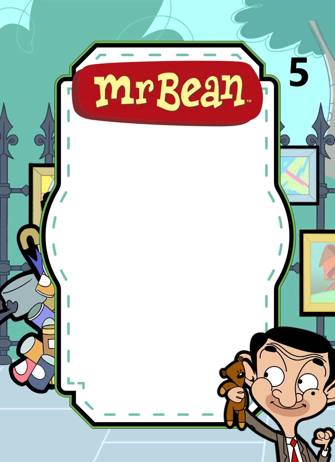 Картонена торта Мистър Бийн  1 / Mr.Bean 1