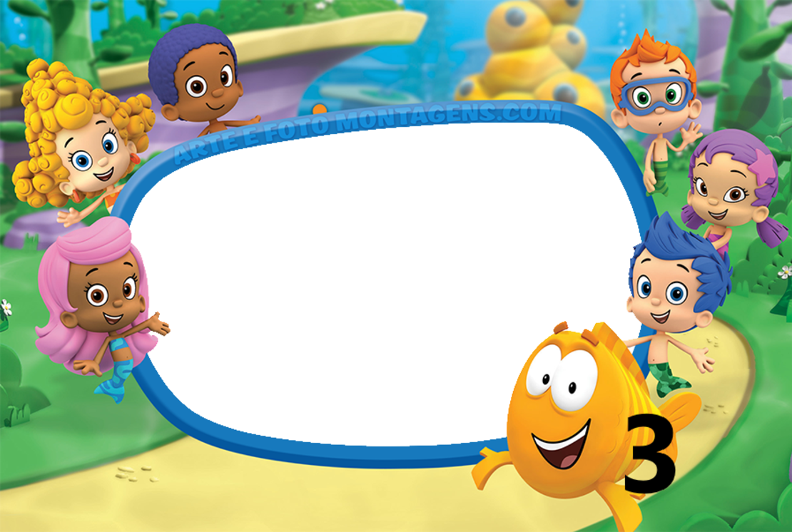 Картонена торта  РИБКИ ГУПИ  3/ Bubble Guppies 3