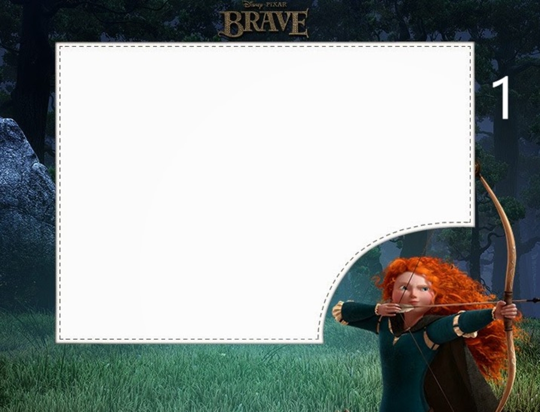 Картонена торта  ПРИНЦЕСА МЕРИДА  / Princes Merida