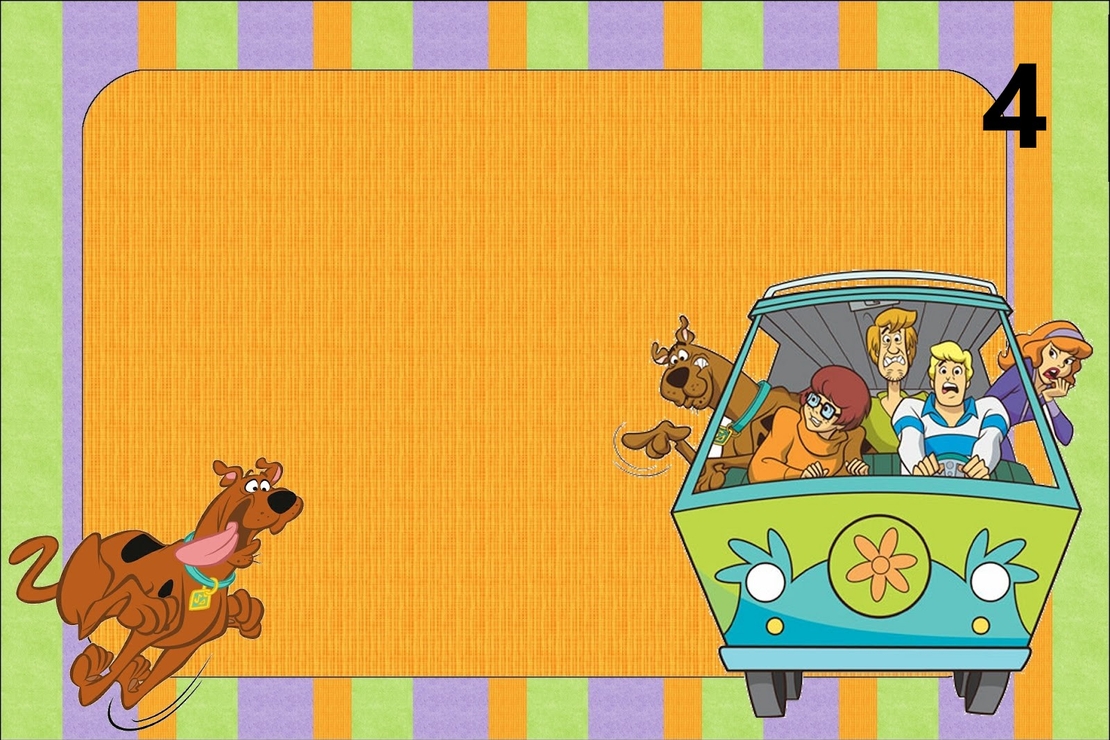 Картонена торта  СКУБИ ДУ  3 / Scooby Doo 3