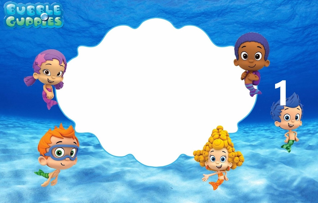 Картонена торта  РИБКИ ГУПИ  3/ Bubble Guppies 3