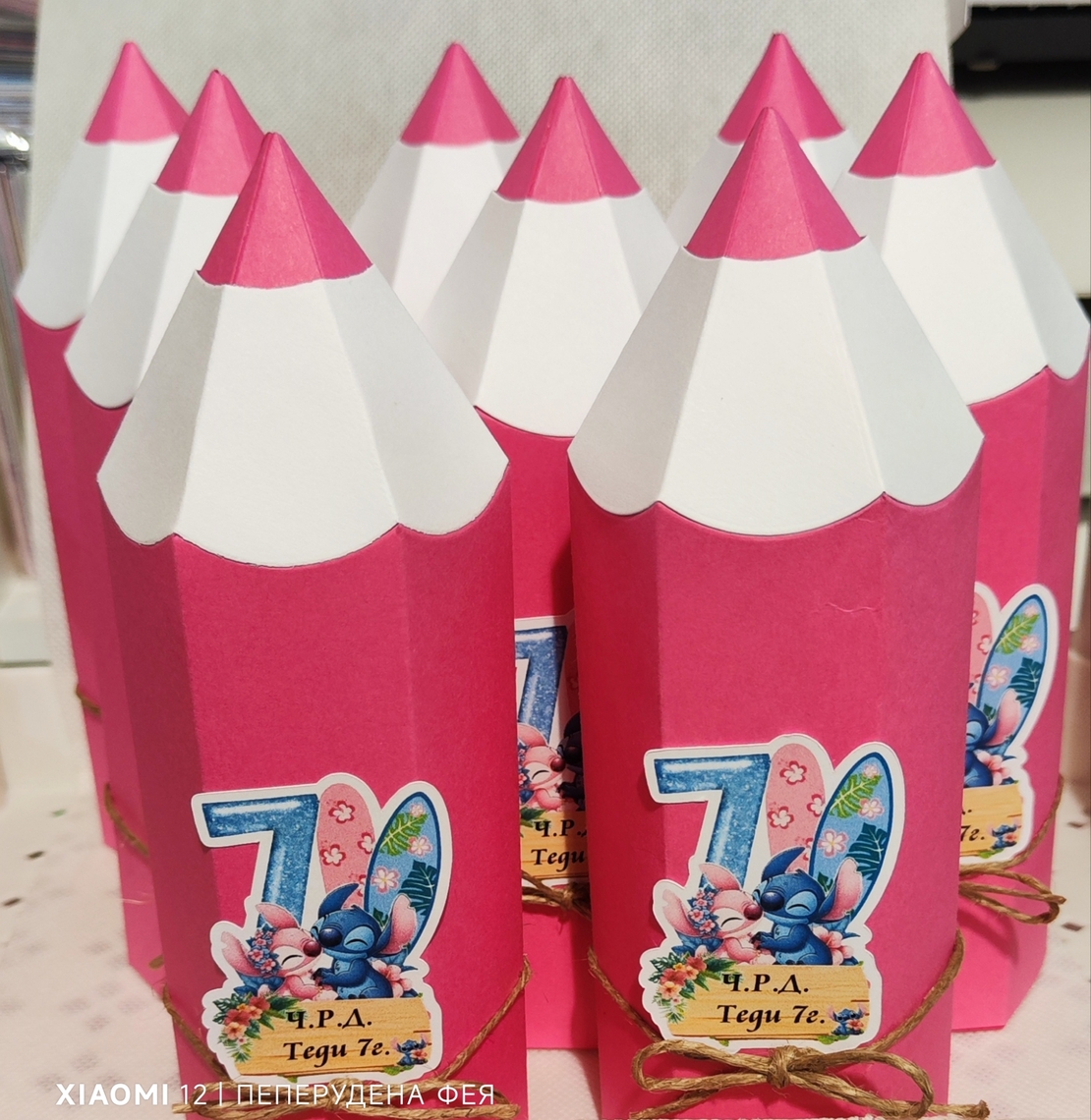 Картонен молив Стич / тематичен/