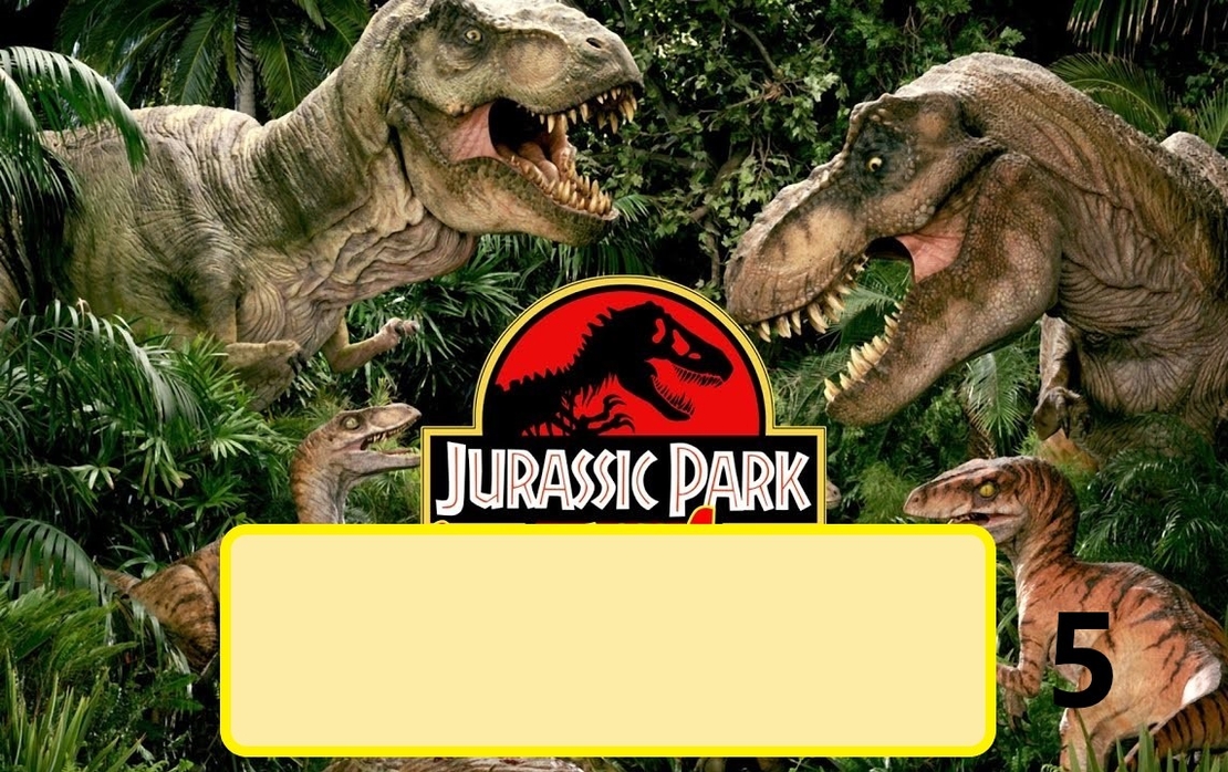 Картонена торта Динозаври Джурасик Парк 1