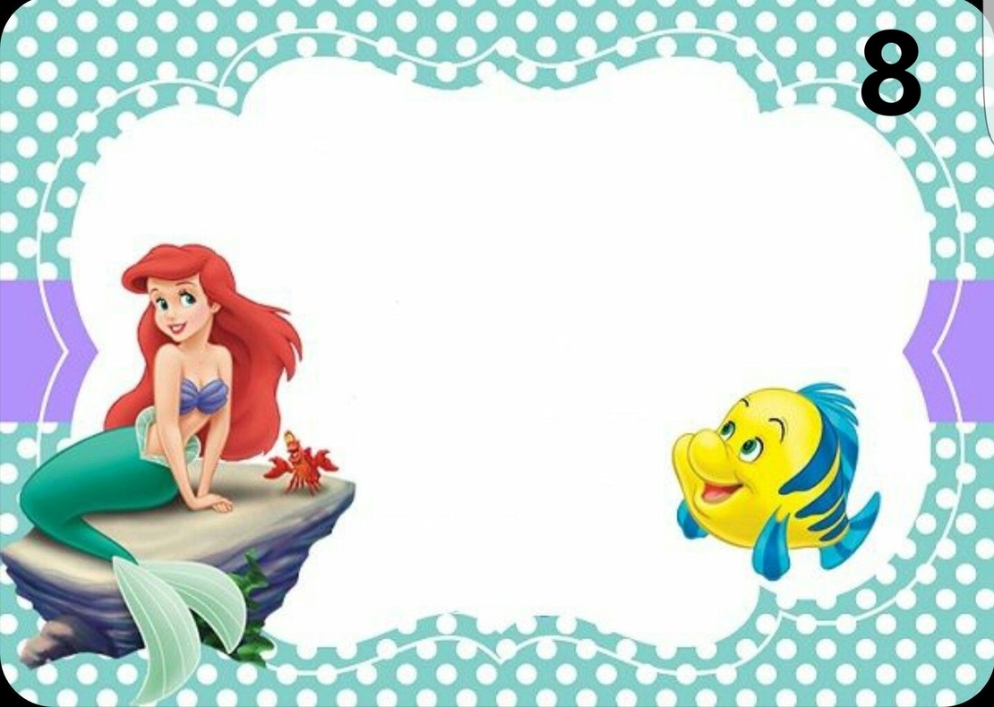 Картонена торта РУСАЛКАТА АРИЕЛ  15 / The Little Marmaid 15