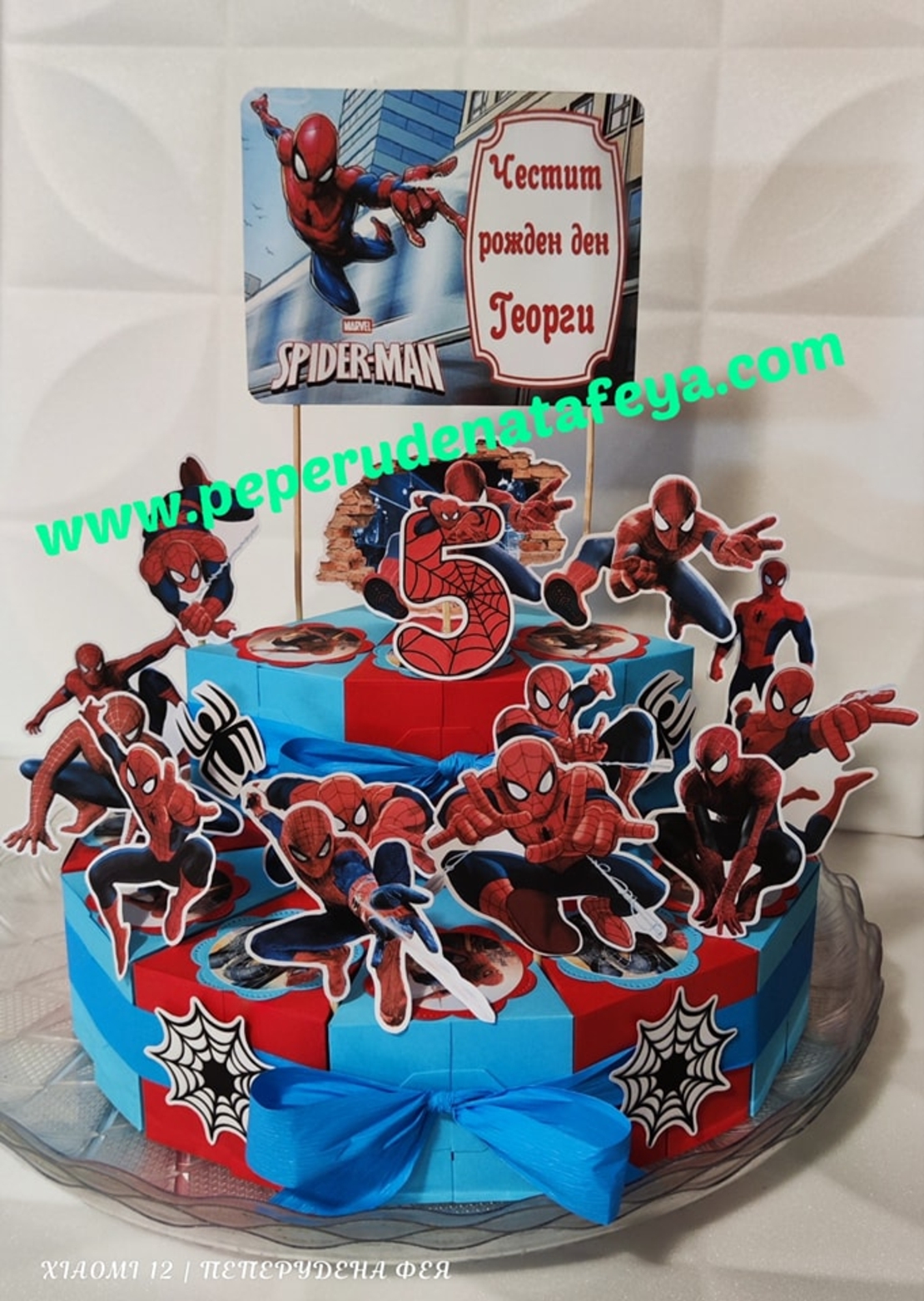 Картонена торта  СПАЙДЪРМЕН  2 / Spiderman 2