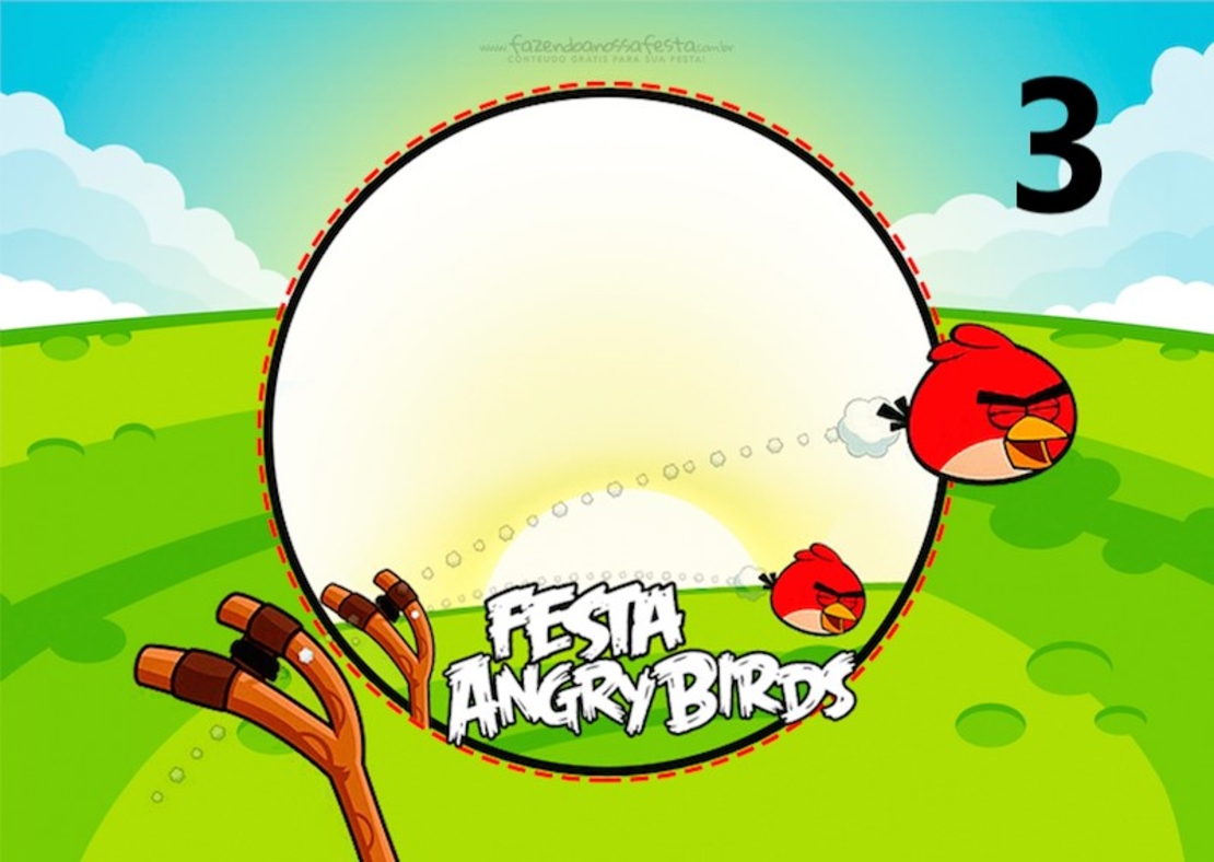 Картонена торта Енгри Бърдс 2 / Angry Birds 2