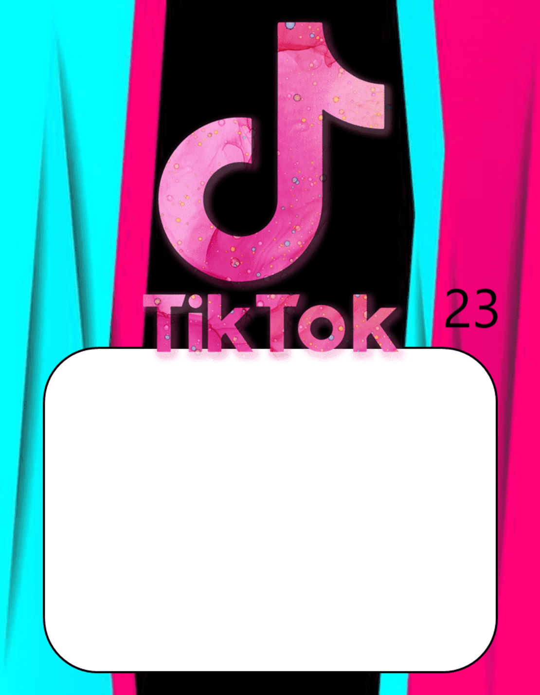 Картонена торта ТИК ТОК 5  / Tik Tok