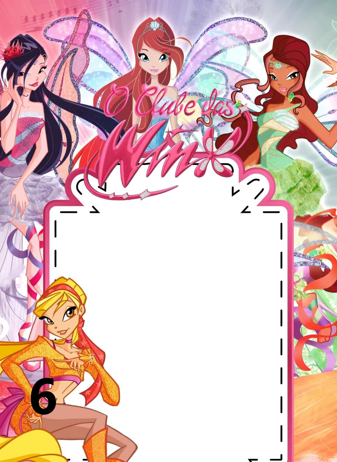 Картонена торта  Клуб Уинкс 18 / Club WinX 18