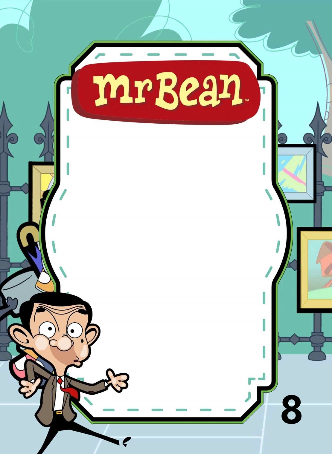 Картонена торта Мистър Бийн  1 / Mr.Bean 1