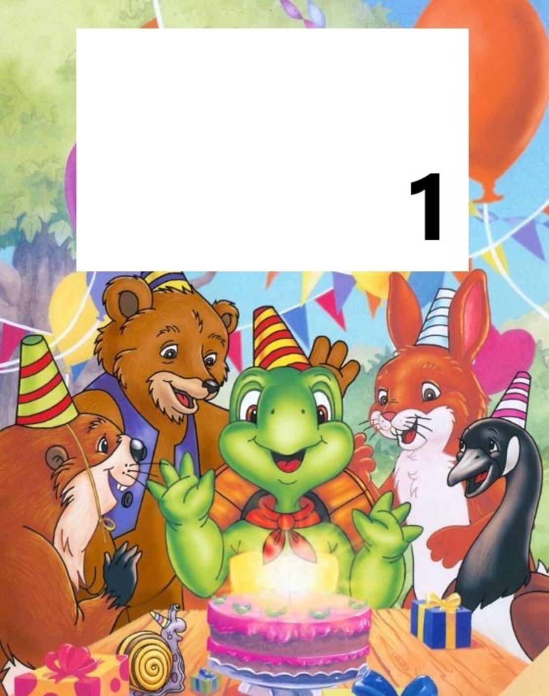 Картонена торта Франклин 1 / Franklin