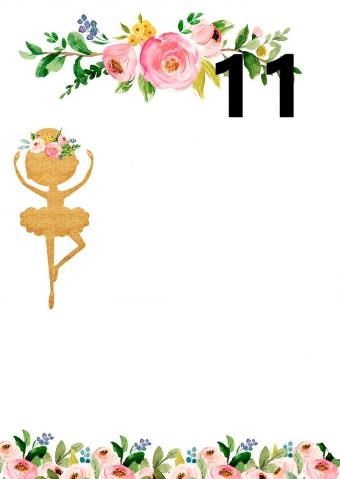 Картонена торта Балерини 5